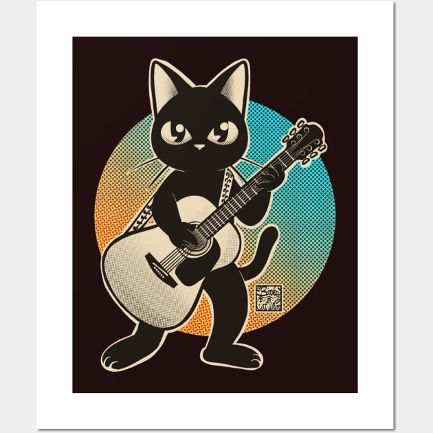 Acoustic guitar Wall Art by BATKEI